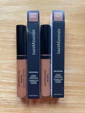 2 bareMinerals Original Liquid Mineral Concealer Dark 5C 0.2oz New